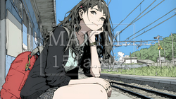 電車で通学している女子高生 | 1149423-13044