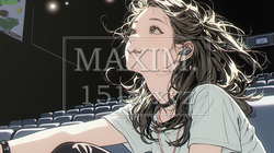 映画や演劇を鑑賞している若い女性 | 1152814-16133