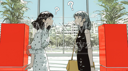 互いに相手の意見を十分に理解できないまま対話を続ける二人のビジネスウーマン | 1267080-8917