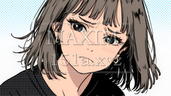 嫌悪の表情を浮かべている若い女性 | 127034-13977