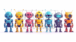 ロボティクスとAI：ロボット工場、人工知能の開発。 | 143118-20257