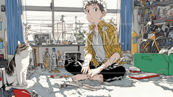 何も予定がない穏やかな休日を過ごしている若い男性