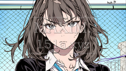 「はぁ？」と呆れた表情をしている女子高生 | 1449394-14480