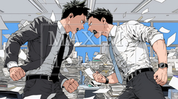 オフィスで言い争いをしているビジネスパーソン | 1478335-11806