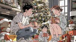 仲良し親子の楽しいクリスマス | 1494119-13632