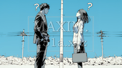 互いに相手の意見を十分に理解できないまま対話を続ける男女のビジネスパーソン | 1623614-8929