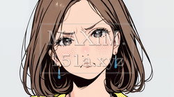 嫌悪の表情を浮かべている若い女性 | 1641388-13972