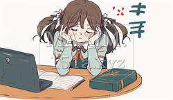 悩んでいる若い女性 | 1641865-4424
