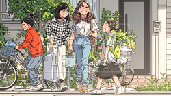 道端で会話を楽しむ若い主婦たち（ママ友たち） | 1644378-16824