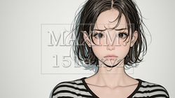 怯えた表情の若い女性 | 1654112-13902