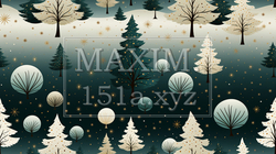 クリスマスツリーの連続パターン | 1813376-2552