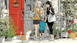 道端で会話を楽しむ若い主婦たち（ママ友たち） | 1819460-16845
