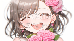 幸せいっぱいの花嫁が満面の笑みを浮かべている