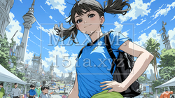 生意気な（挑戦的・自信満々・勝ち誇った）顔をしている女の子 | 1945427-7545
