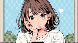 楽しそうにスマホ画面を眺めている若い女性 | 2006507-14990