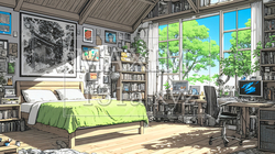 若者の一人部屋 | 2009072-12691