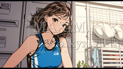 フィットネスジムや運動部の更衣室 | 2041416-6803