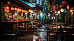 昭和の雰囲気のレトロな飲み屋街 | 2076454-19600