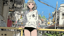下着姿でくつろいでいる若い女性 | 211029-12673