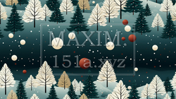 クリスマスツリーの連続パターン | 2134340-2556