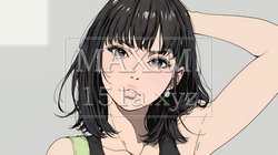 疑問や心配事、不快感、不満などを感じを感じて眉を潜めている若い女性 | 2139068-14686