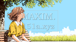 公園のベンチでひとり静かにくつろぐ若い女性｜2163795-12000
