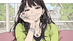 楽：リラックスした顔をしている若い女性 | 2175904-5678