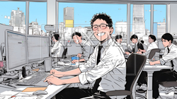 仕事が成功して喜びいっぱいのビジネスパーソン | 2248221-7121
