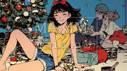 若者たちのクリスマスパーティ | 2258260-6688