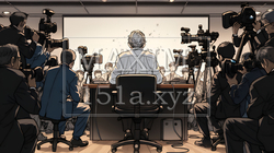 記者会見／共同インタビュー会場 | 2277406-7212