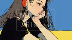 考え事をしている若い女性 | 2294374-12854