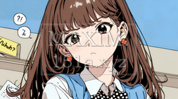 「はぁ？」と呆れた表情をしている女子高生 | 2348886-14491