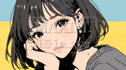 嫉妬の表情を浮かべる若い女性 | 2352822-17127