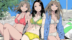 ビーチリゾートを満喫する若い女友達たち | 2377170-9393