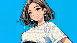 得意げな表情を浮かべている若い女性 | 2407423-14170