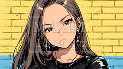 意地悪そうな（攻撃的な）顔をしている若い女性 | 2445660-7567