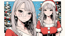 女性のサンタクロース（サンタのコスプレイヤー） | 2457715-12755