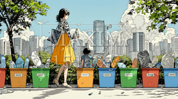 分別って難しい：分別ゴミ出しで、自分の子供分別してしまった若い母親