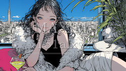 ラグジュアリな生活をしている女性