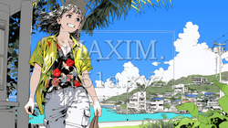 沖縄を一人旅している若い女性 | 2635858-7832
