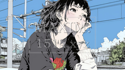 ぼんやり空を見上げている若い女性 | 2660597-15025