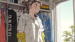 クローゼットを開いて着替えをしようとしている若い女性 | 2663976-6757