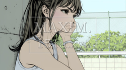 「ふん！」という表情でそっぽを向いている若い女性｜2971064-13687