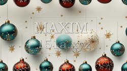 クリスマスオーナメントの連続パターン | 2736636-2543
