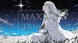 星空を眺めている若い女性｜2811718-10309