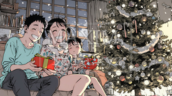 仲良し親子の楽しいクリスマス | 2767440-13621