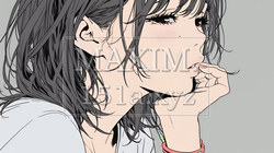 投げキッスをしている若い女性 | 283957-6903