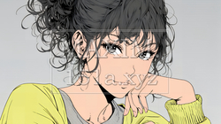 お茶目な（生意気な表情をした遊び心のある）若い女性 | 2895624-17084