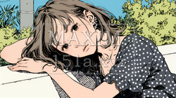心地よさそうに地面に身を横たえる若い女性 | 2913402-15424