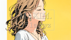 口笛を吹いている若い女性 | 2913465-8023